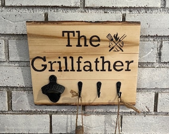 The Grillfather- bbq grillset - gifted grill - bbq grille - grill-bbq - beer giftful - fathersday gifted