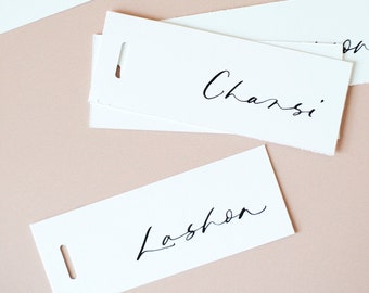 modern calligraphy gift tag | personalized favor tags