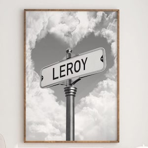 Digital File Only Personalized Family Names Street Sign, 1 NAME, Street Sign Multi-Names, Personalized Name Street Sign Wall Art