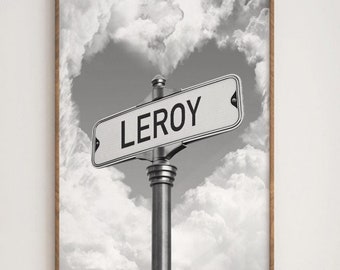 Personalisierter Familienname Straßenschild Kunst (Digitale Datei)