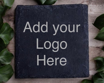 Custom logos, Logo coasters, Promotional items, Custom slate, Business custom coaster.
