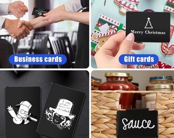 Metal Business Card Laser Engraved Custom Black Matte Card Entrepreneurs Business Owner Personalized Tag Luxurious Aluminum Logo Card Gift