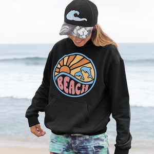 Beach Hoodie- Beach Sunset