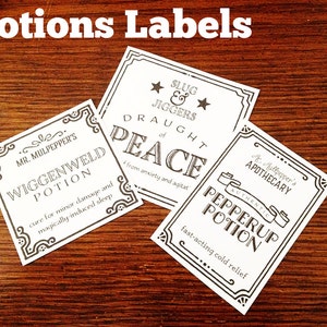 Printable Potions Labels INSTANT DOWNLOAD image 4