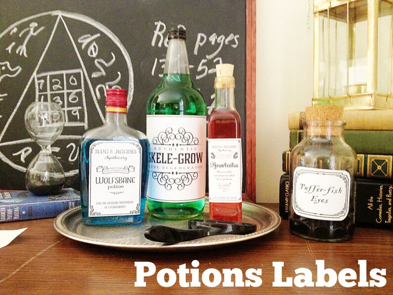 Printable Potions Labels INSTANT DOWNLOAD image 3