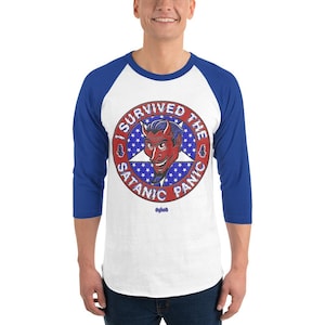 Satanic Panic | Unisex 3/4 Raglan Shirt
