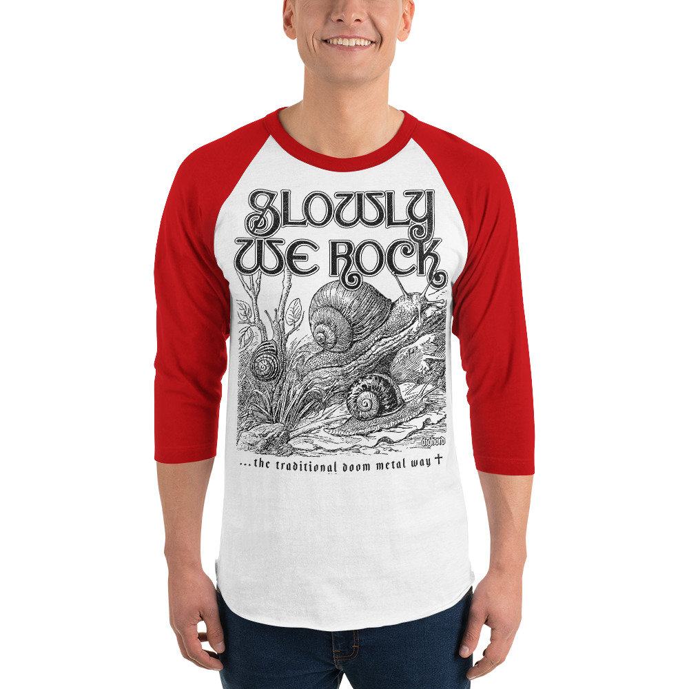 Slowly We Rock | Unisex 3/4 Raglan Shirt