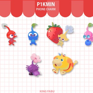 P¡KMIN Phone charm Keychain
