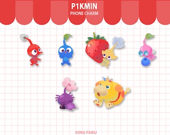 P¡KMIN Phone Charm Keychain