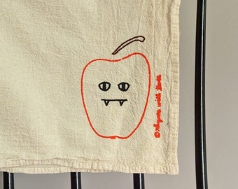 Apple Kitchen Towel, Crispin Fanged Fruit