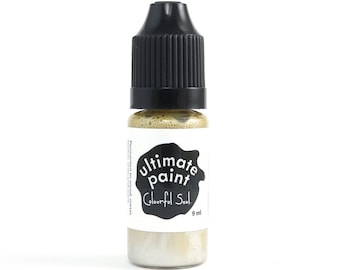 WHITE GOLD Metallic Ultimate PAINT Permanent Multi-surface