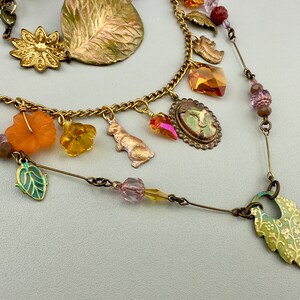 30 Pc DIY 8 Pendants & Crystlas Necklaces Kit Fairy Woodlands Basic Beading Skills Jewelry Making Kit REF G BND007 image 8
