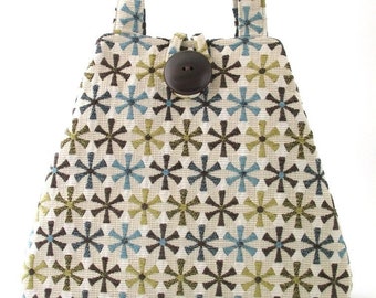 floral handbag, shoulder purse, Fabric tote bag, shoulder bag,  everyday bag, , floral tote bag, retro purse, hobo bag, ready to ship