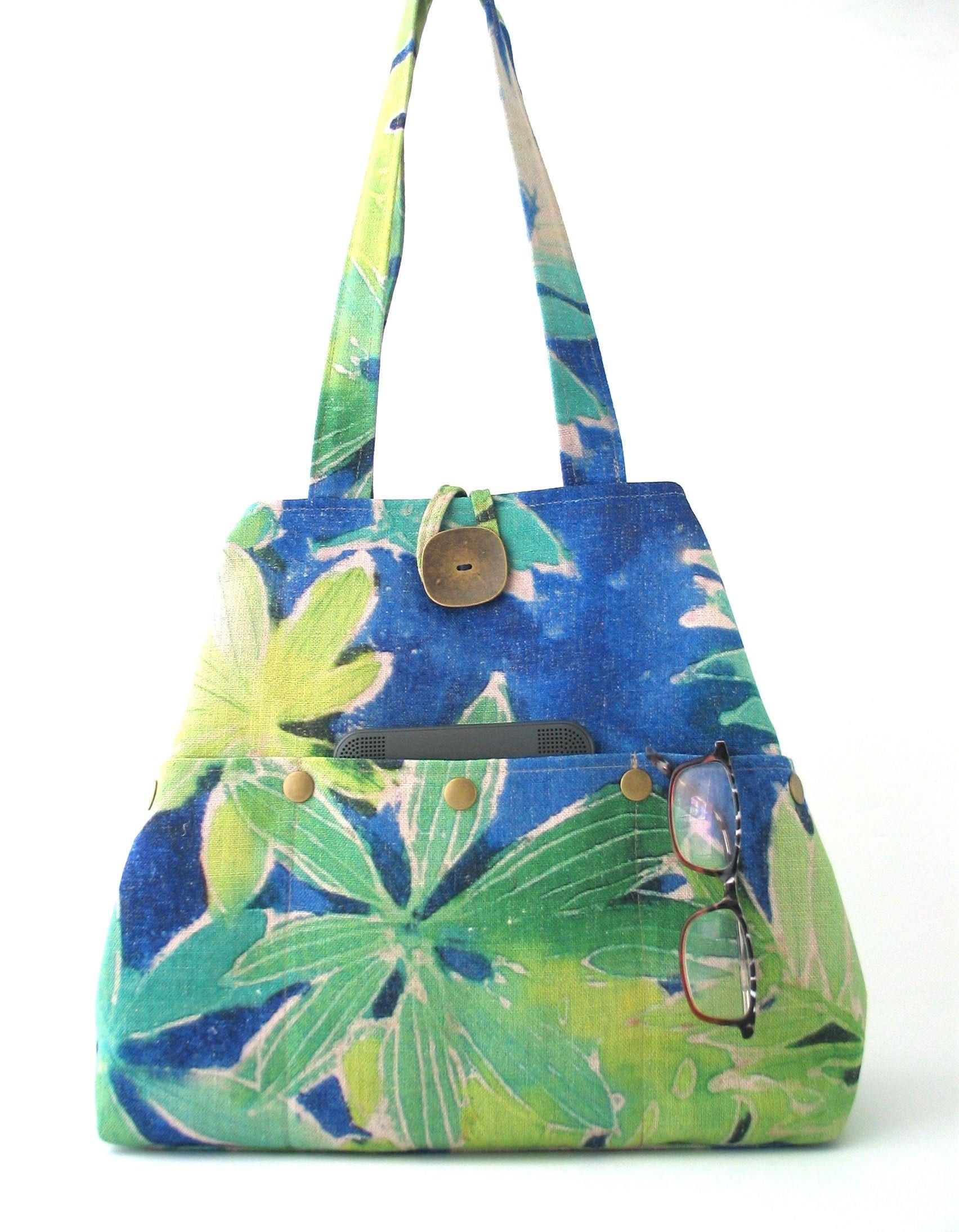 Eco Friendly Bag Fabric Shoulder Bag Vegan Handbags for Etsy