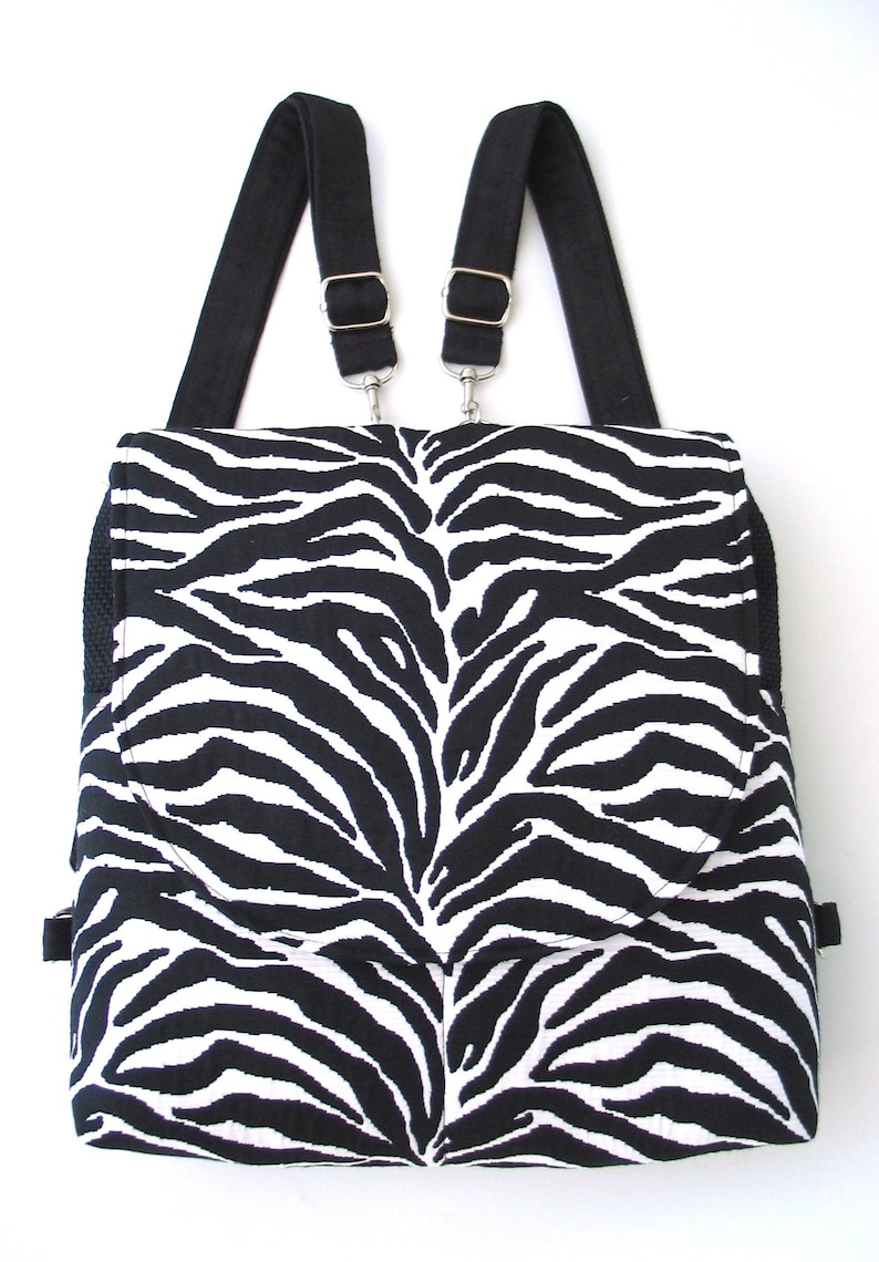 animal print backpack purse