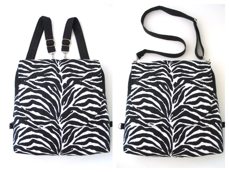 Womens Backpack Purse animal Print Bag Fabric Handbag | Etsy