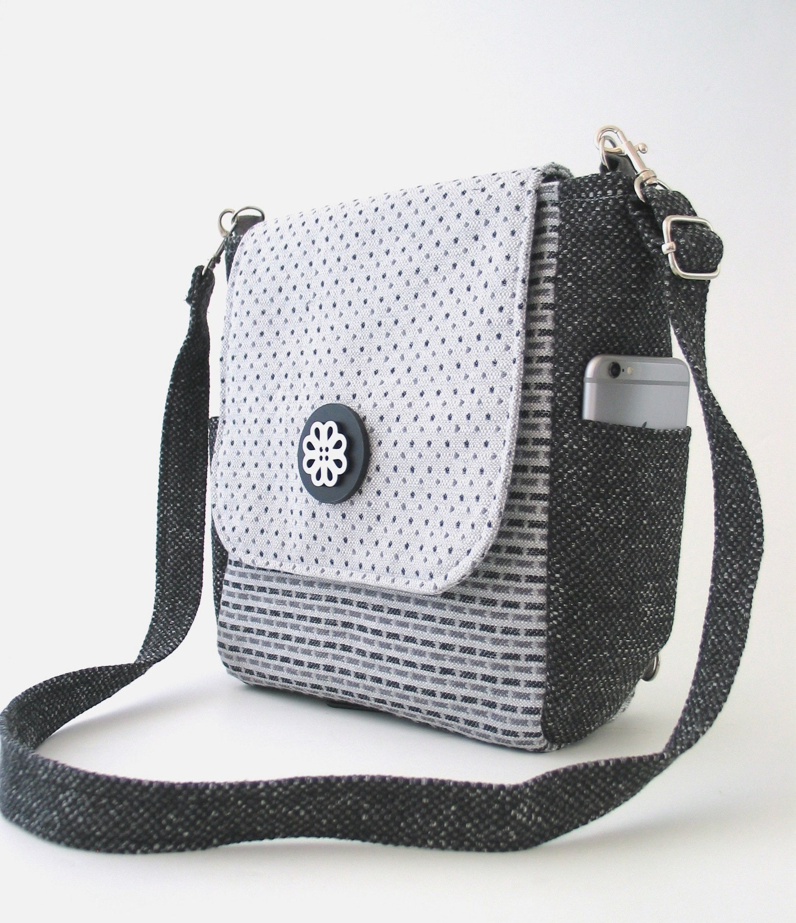 Purse Backpack Converts to Crossbody Messenger Bag Shoulder Etsy