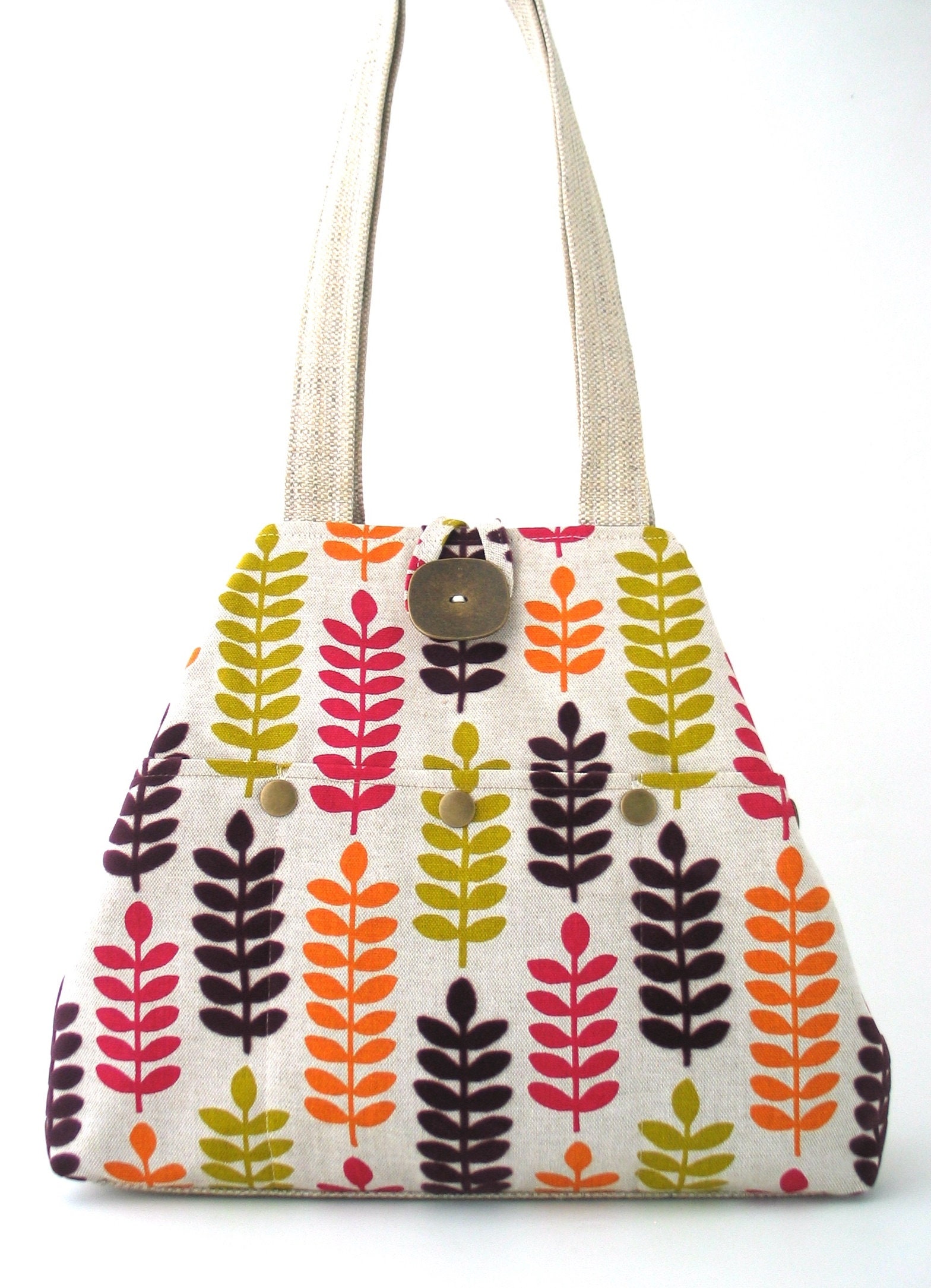 Vegan bag fabric shoulder bag womens handmade handbags eco Etsy