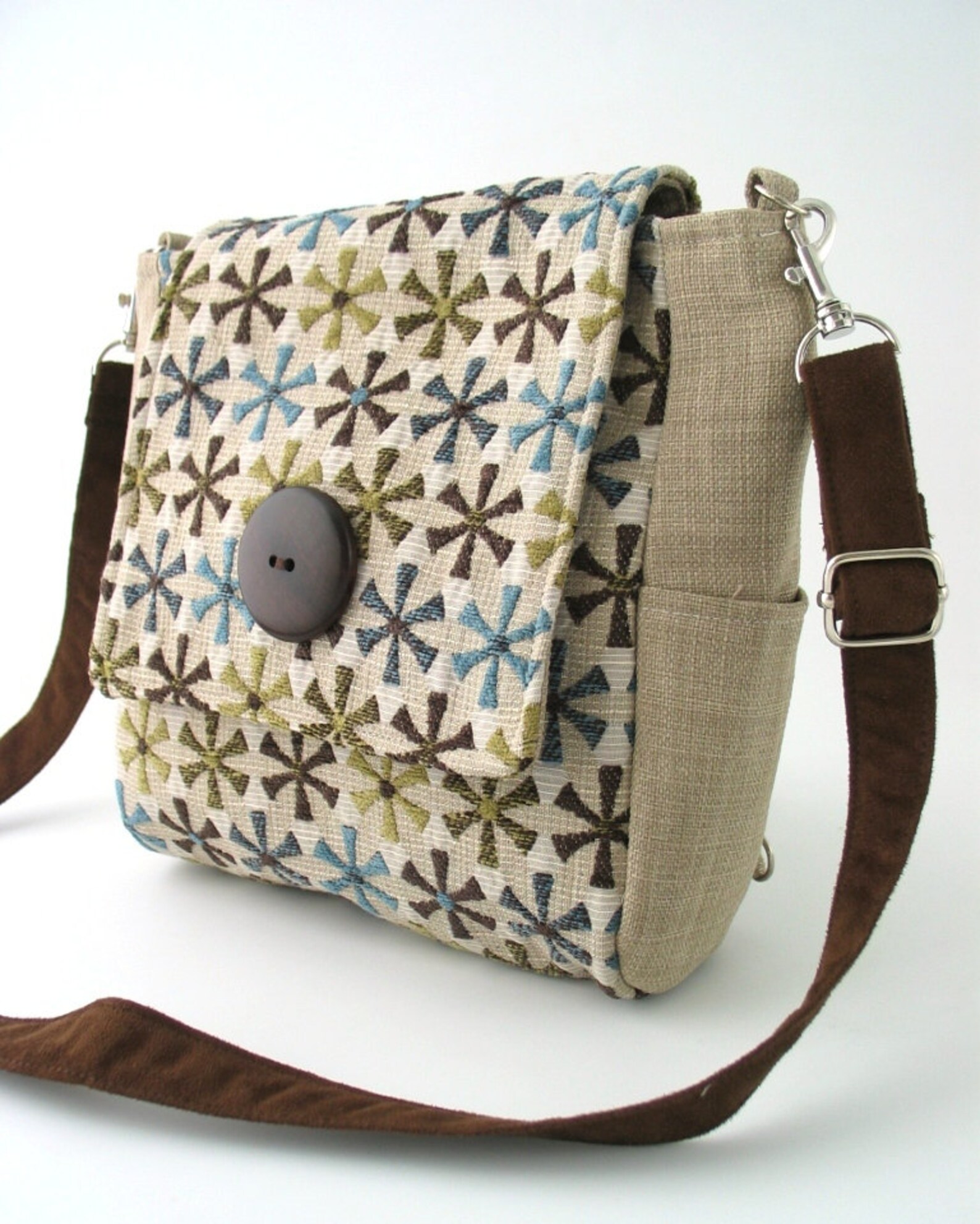 Purse Backpack Converts to Messenger or Tote Bag Floral Purse Etsy