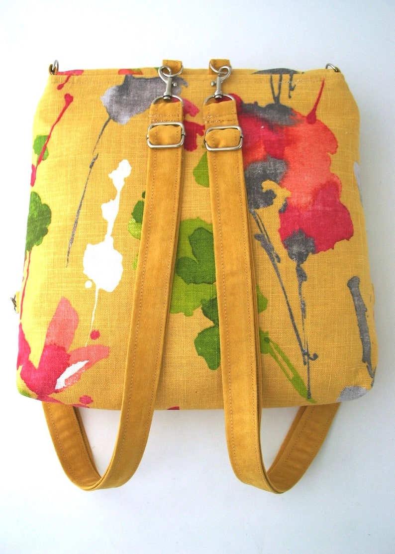 Convertible backpack purse womens shoulder bags fabric Etsy