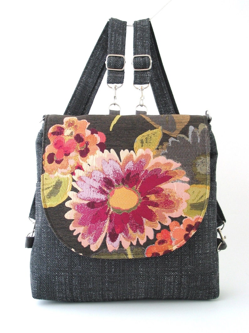 Backpack Purse Messenger Crossbody Bag convertible Bag Etsy