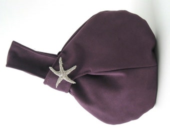purple knot purse, wristlet bag ,purple handbag, party purse, evening bag, clutch bag, purple bag, bridesmaid purse, vegan bag, gift for her