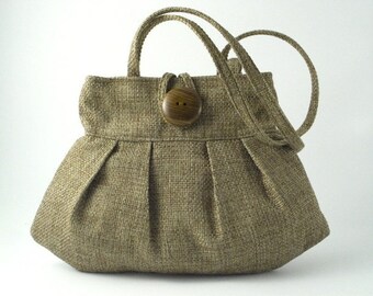 Retro Tasche, Schultertasche, Stoff handtasche, plissierte Handtasche, grüne Schultertasche, vegane Geldbörse, Mutter Geschenk, Geschenk für sie, meistverkauft