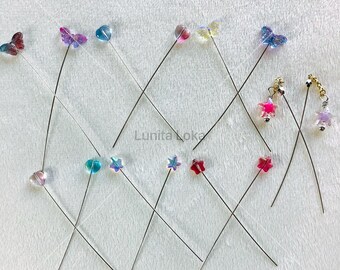2 piece Cute Pokey tool/Beaded pokey tool/Smokers Accessories/Crafting Scribe/Small Pokey Tool/3 inch pokey tool
