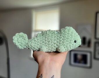 Crochet Chameleon Amigurumi Plushie Stuffed Animal Handmade