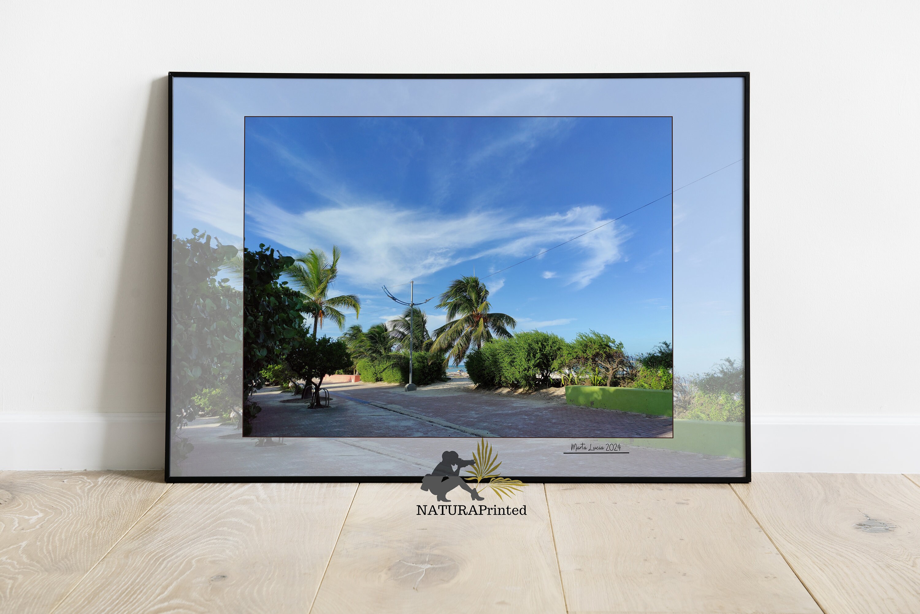 Caribbean Printable, Palm Tree Printable, Sky Printable, Ocean ...