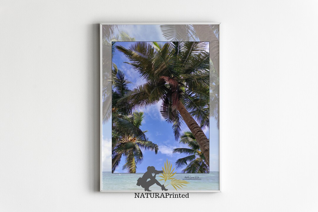Caribbean Printable, Palm Tree Printable, Sky Printable, Ocean ...