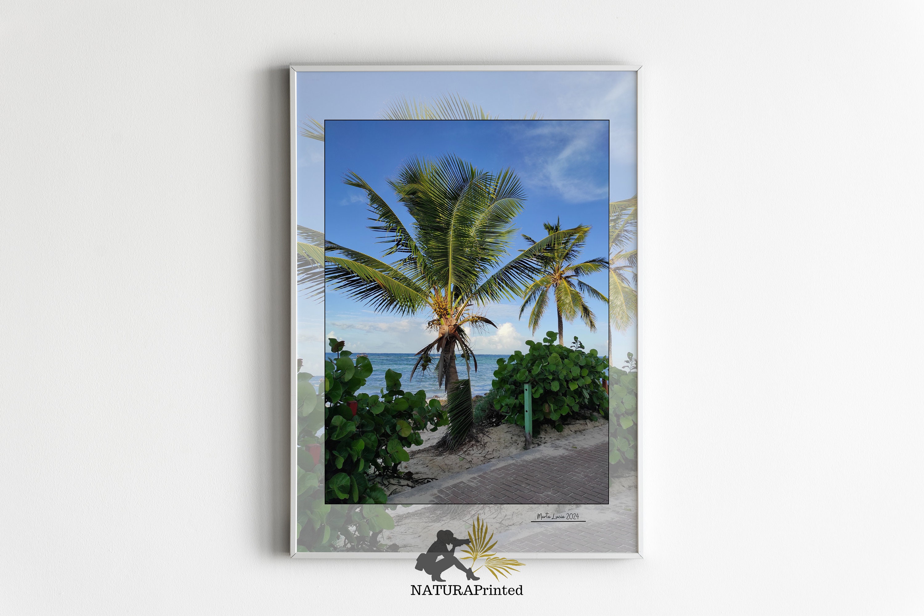 Caribbean Printable, Palm Tree Printable, Sky Printable, Ocean ...