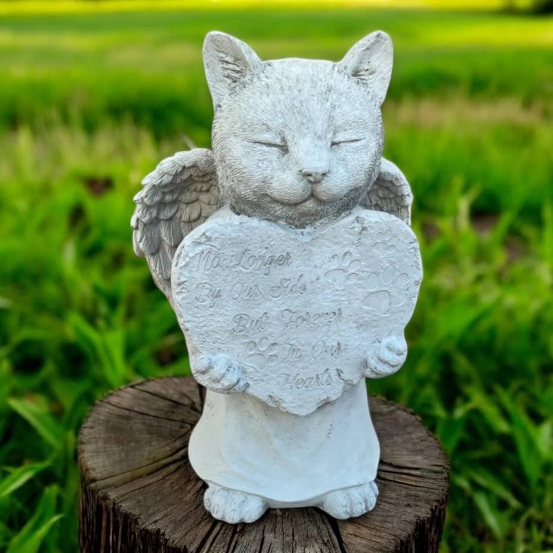 Cat With Wings | Stone Cat Angel 11