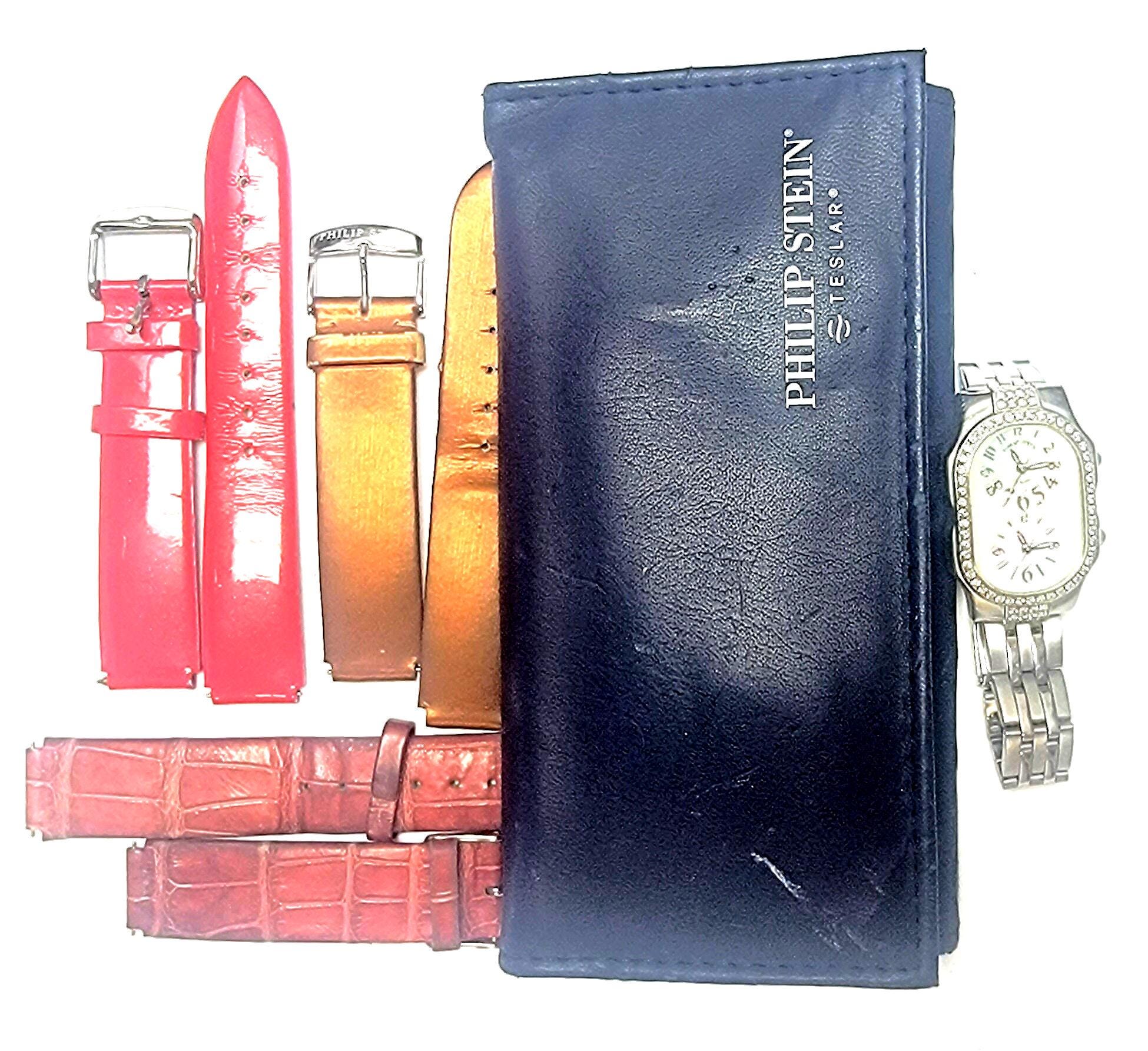 Philip Stein Ladies Teslar Dual Time Watch with Diamonds & Various Bands #5 Philip Stein Teslar Dual Time Natural Frequency Women main image 2