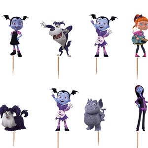 Vampirina Cupcake Toppers 12pc, 24pc, 36pc bild 1