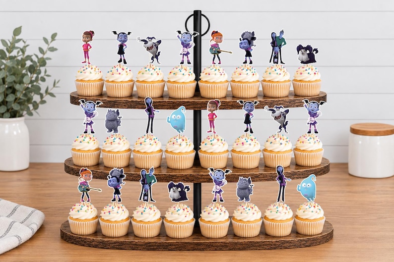 Vampirina Cupcake Toppers 12pc, 24pc, 36pc Vampirina 24pc