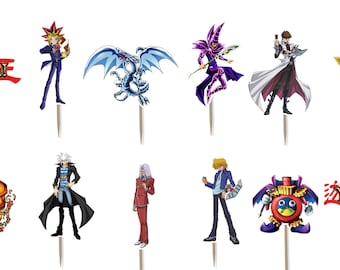Yu-Gi-Oh! Cupcake Toppers 12pc, 24pc, 36pc