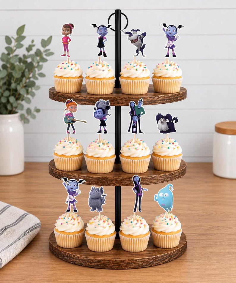 Vampirina Cupcake Toppers 12pc, 24pc, 36pc Vampirina 12pc