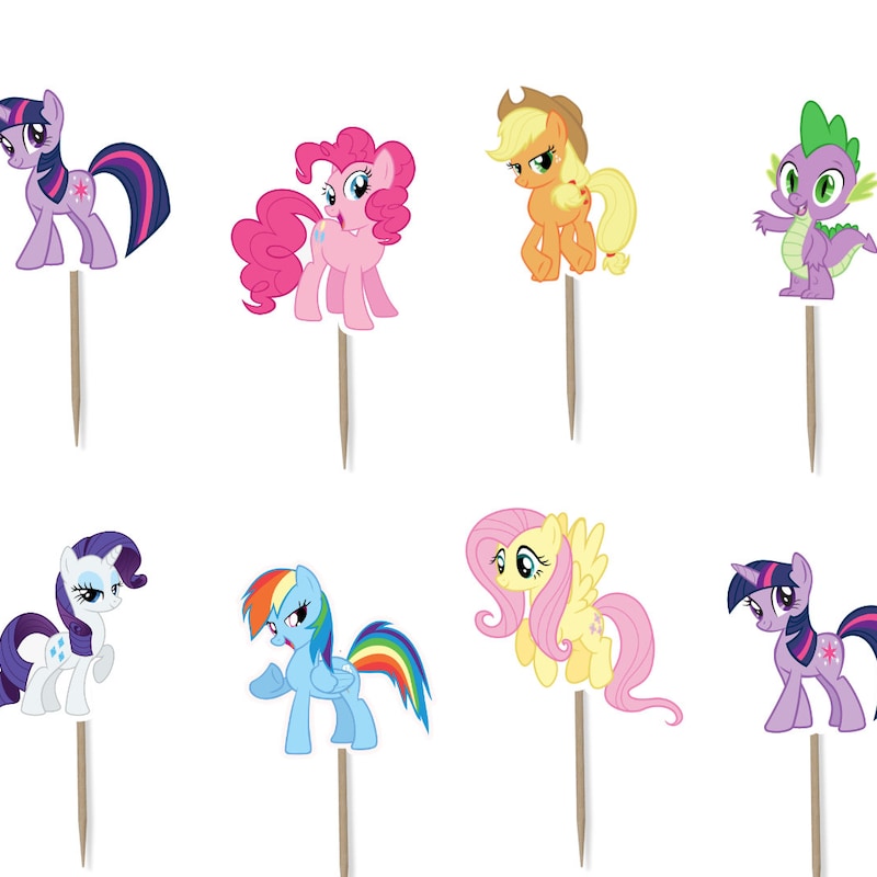 My Little Pony Cupcake Topper - Etsy