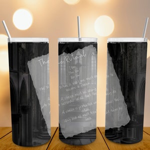 The Ritual- Shantel Tessier- Barrington Universität- The Ritual Chosen Invite- Sublimation- 20 oz Tumbler Wrap- Dark Romance