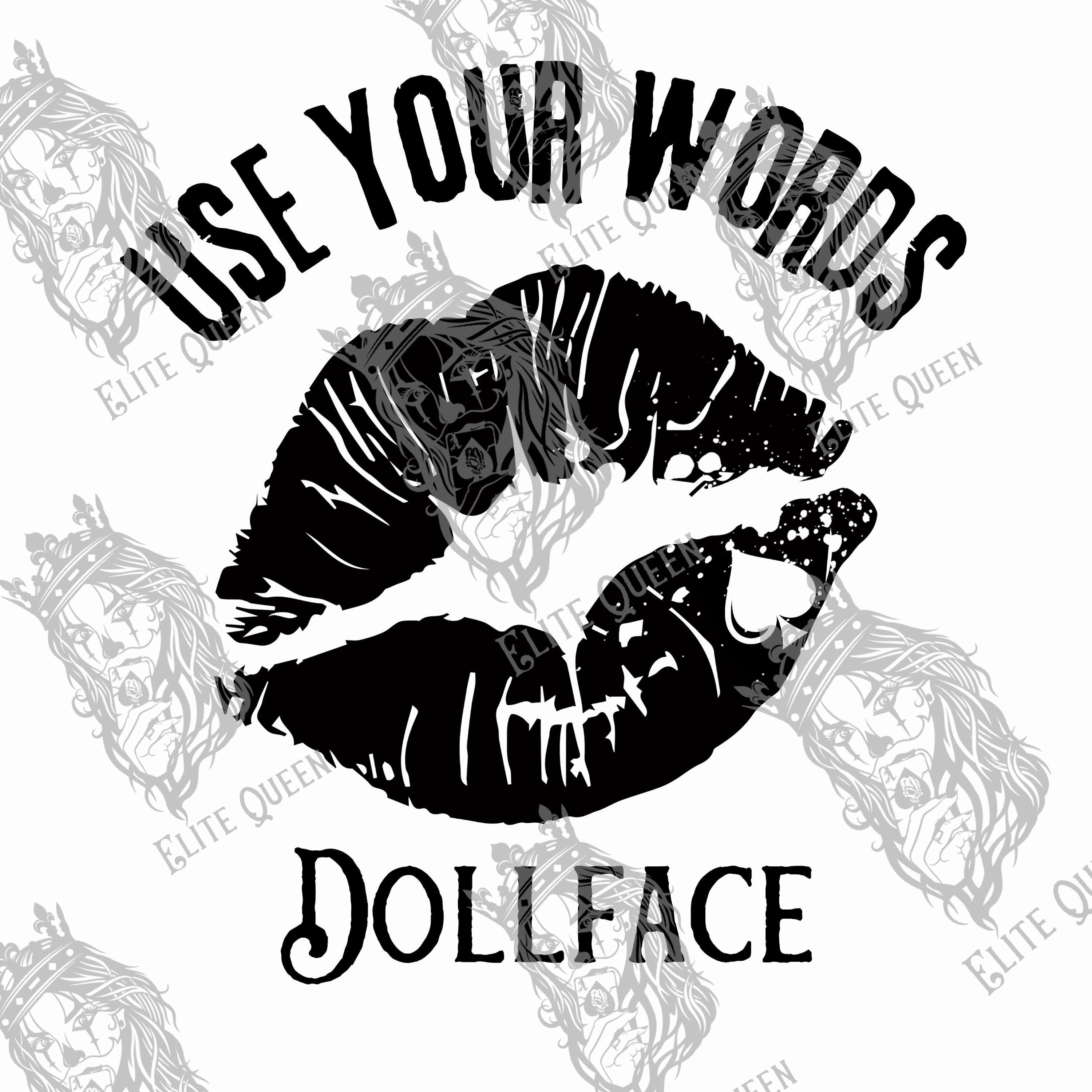 Dollface Lips Decal: Spade Brothers Lords Series (Digital Download)
