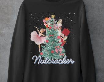 Classic Nutcracker Christmas Ballet Clara Mouse King Sugarplum Adult Unisex Sweatshirt