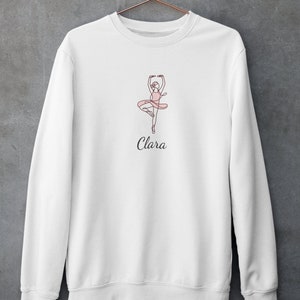 Clara Nutcracker Ballet Dancer Christmas Girls Sweatshirts (Youth Sizes)