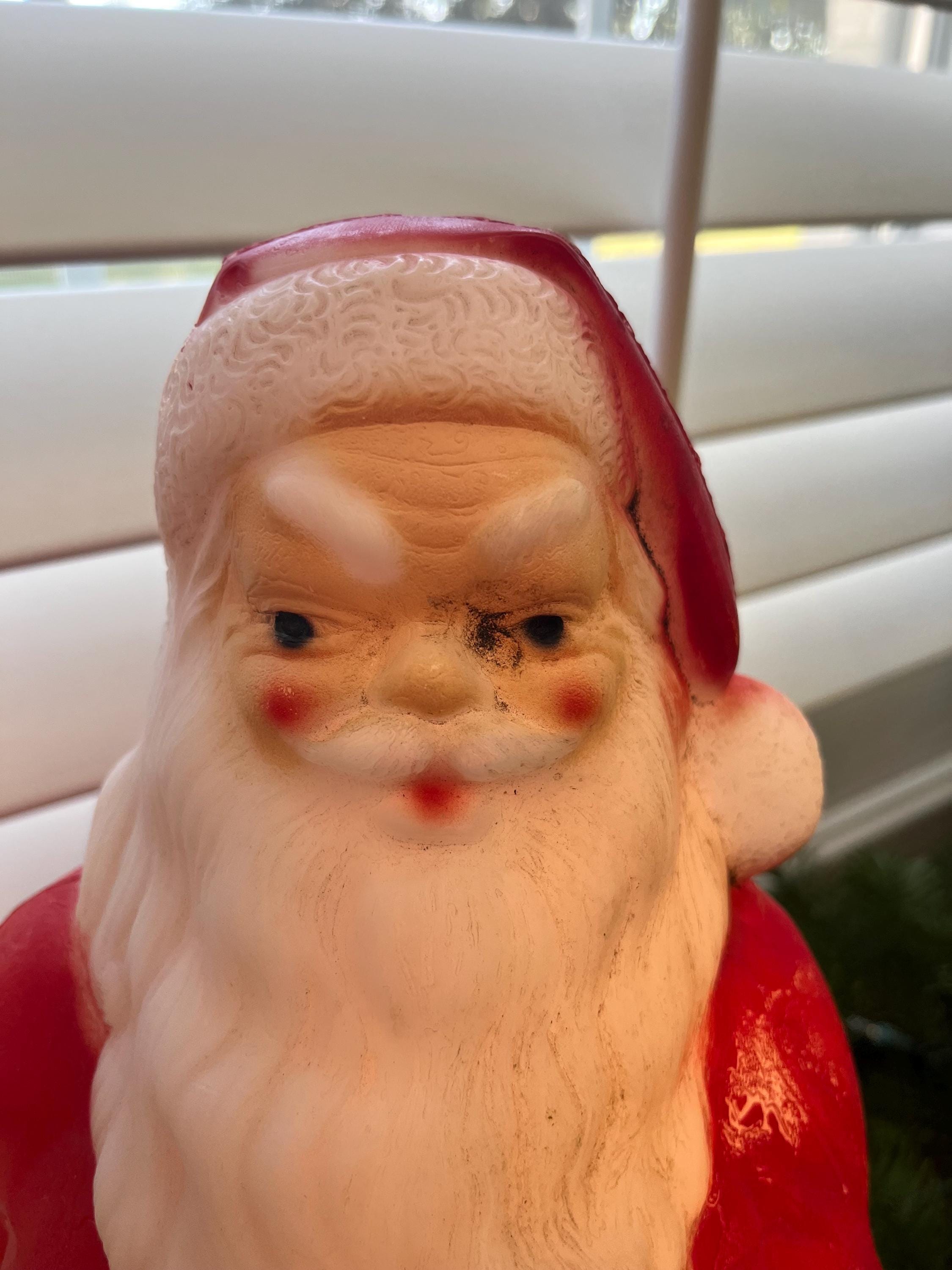 Vintage Santa Claus Blow Mold - Etsy