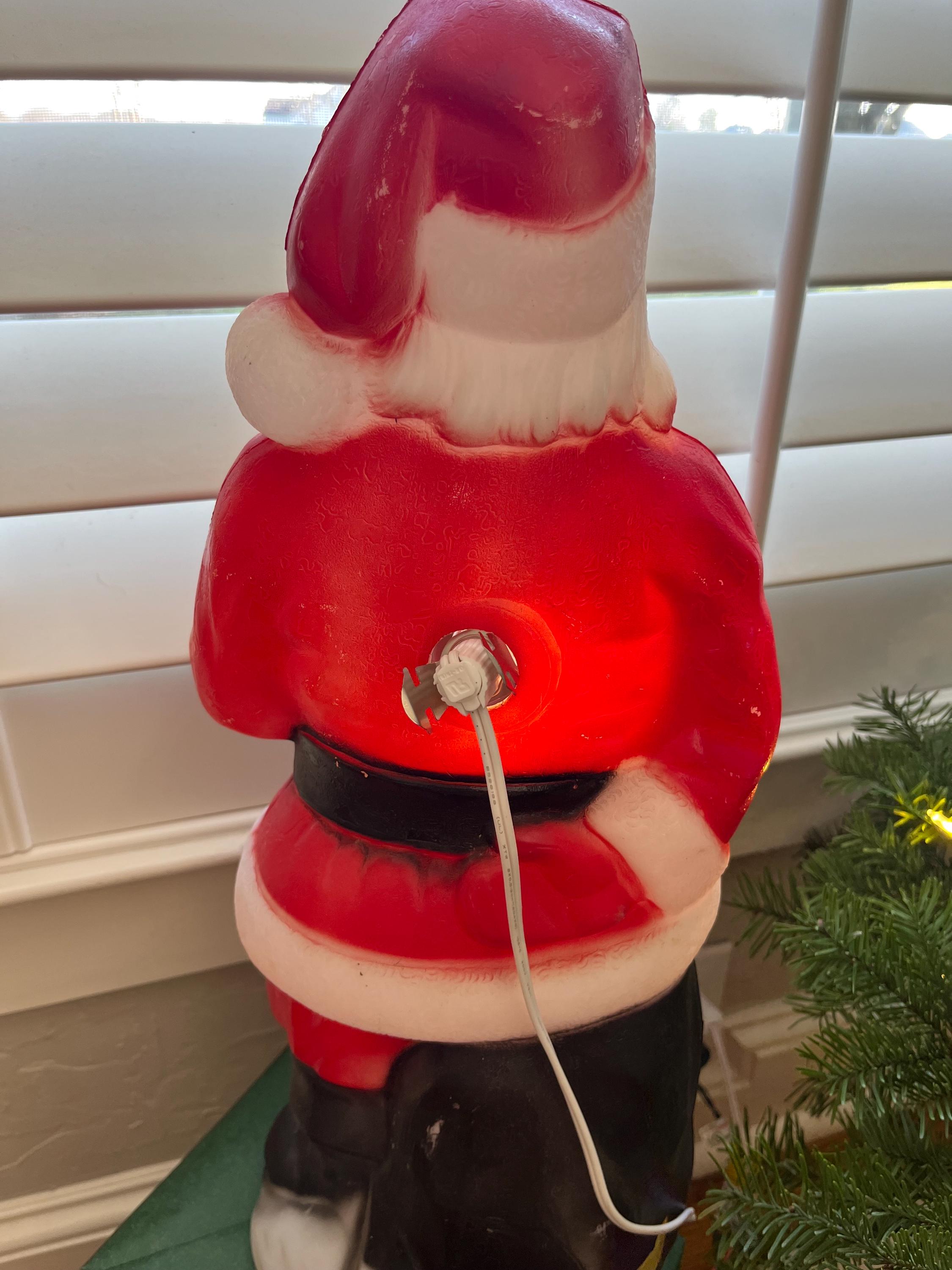 Vintage Santa Claus Blow Mold - Etsy