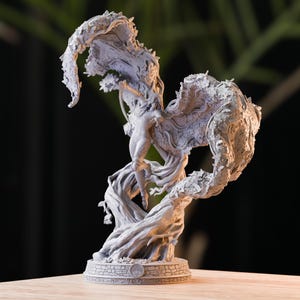 MELORIA - Figur | Ultra detaillierte 12K Harz Statue | Sammlerstück zum Bemalen & Montieren | NomNom Figur