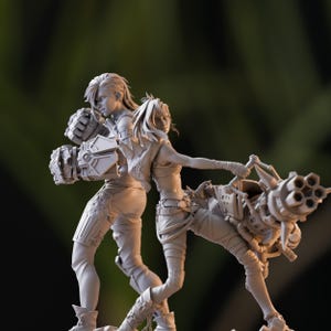SISTERS OF RUIN - League of Legends Figure | Ultra Detailed 12K Resin Statue | Collectible for Painting & Assembly | Bulkamancer Figurine