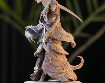 EMISARIO DE HIELO / Figura coleccionable de Baldur's Gate 3 / Estatua y figura de resina detallada para pintar y exhibir / Modelo artístico hecho a mano