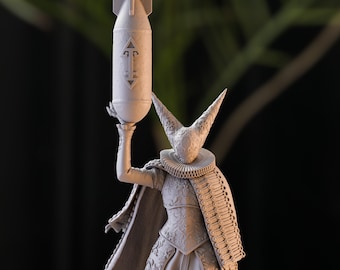 ALTILLERY WITCH | Trench Crusade Collectible Figure | Detailed Resin Statue & Figurine for Painting and Display | Handcrafted Art Model