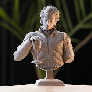 ASTARION BUST - Baldurs Gate 3 Figure | Ultra Detailed 12K Resin Statue | Collectible for Painting & Assembly | NomNom Figurine